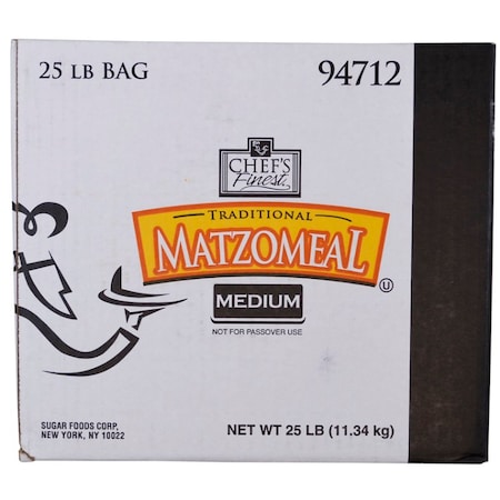 CHEFS FINEST Medium Matzoh Meal 25lbs 94712